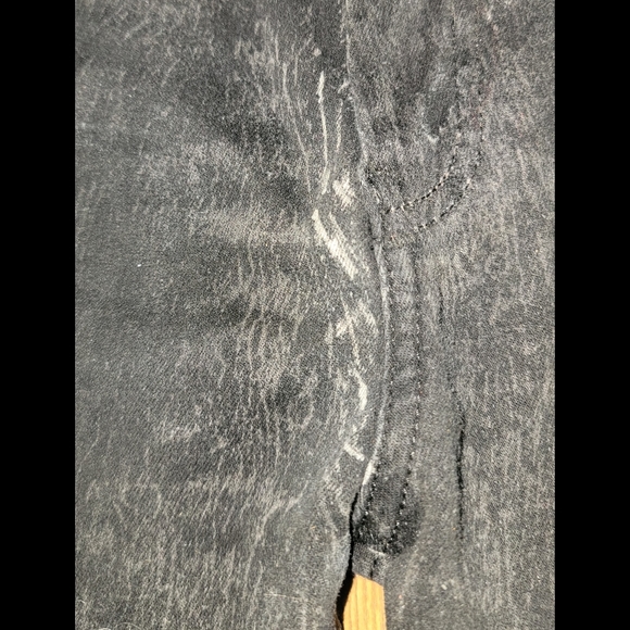 Diesel jeans SLANDY black creased Crinkled Coated scratched look skinny 096DE - Picture 8 of 16